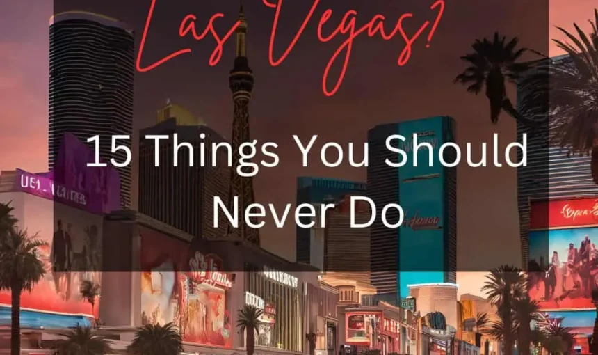 Trips to Las Vegas? 15 Things You Should Never Do