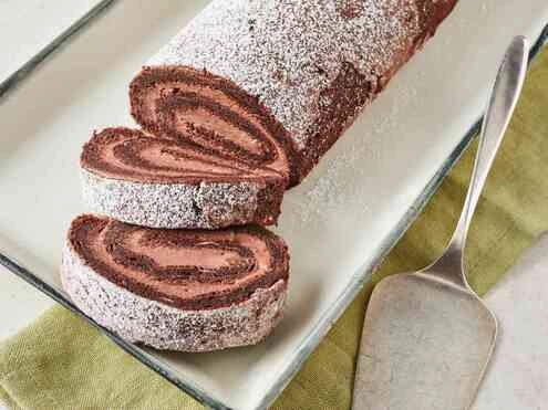 Classic Yule Log (Bûche de Noël) 